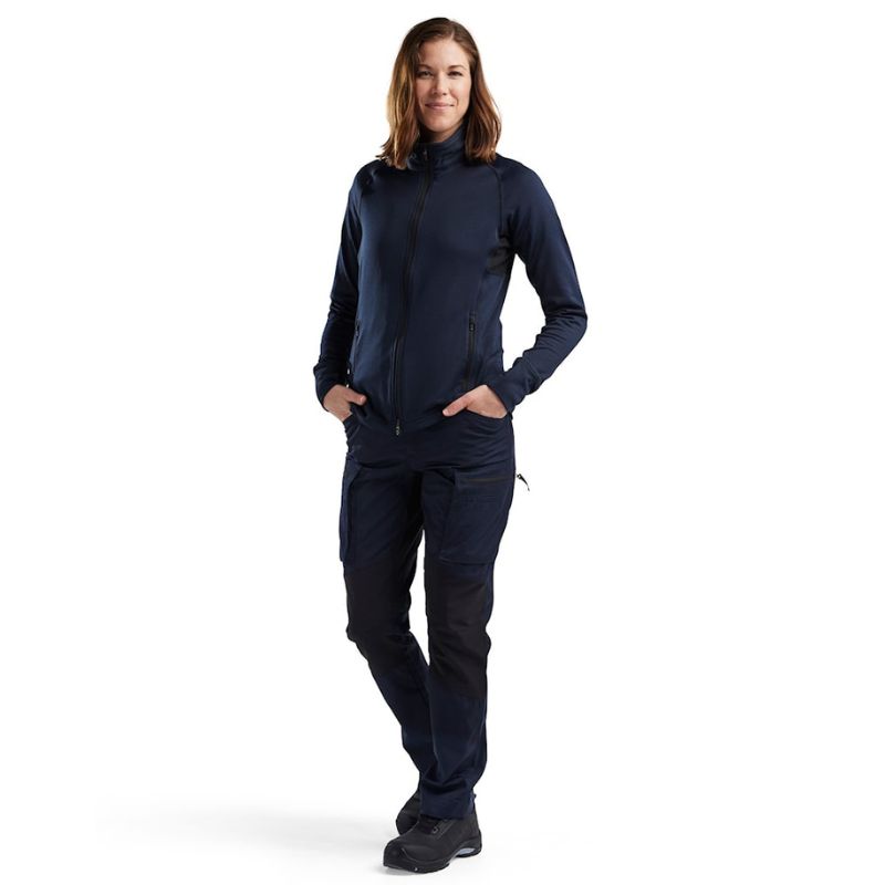 Women's slim fit fleece jacket best sale